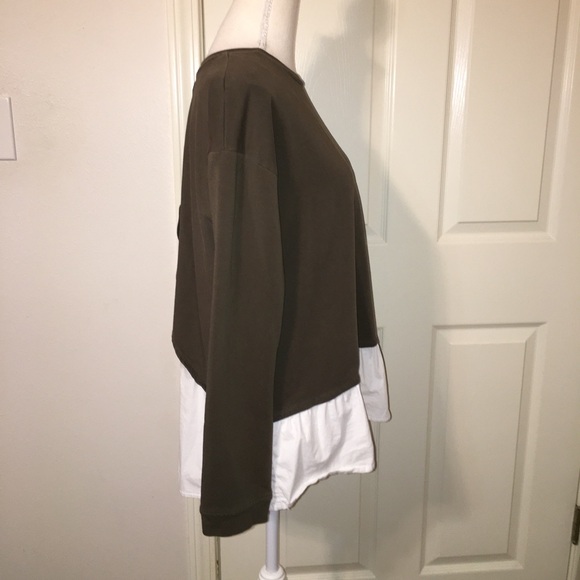 Vince Camuto Oversized Faux Layered Top - Picture 7 of 10